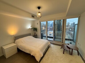 1 soverom og sengetøy