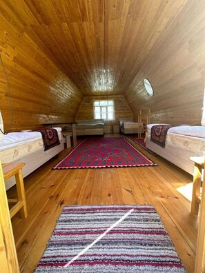 Cabane Deluxe, vue lac