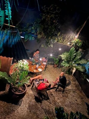 Living area - Hostel Pura Vida (Montezuma)