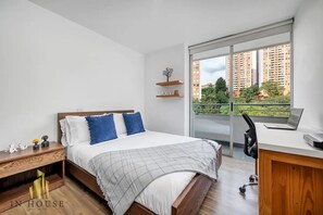 2 habitaciones, tabla de planchar con plancha y wifi 