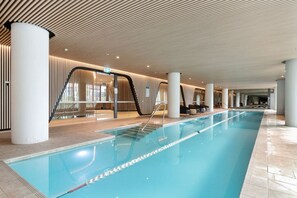 Indoor pool, a heated pool