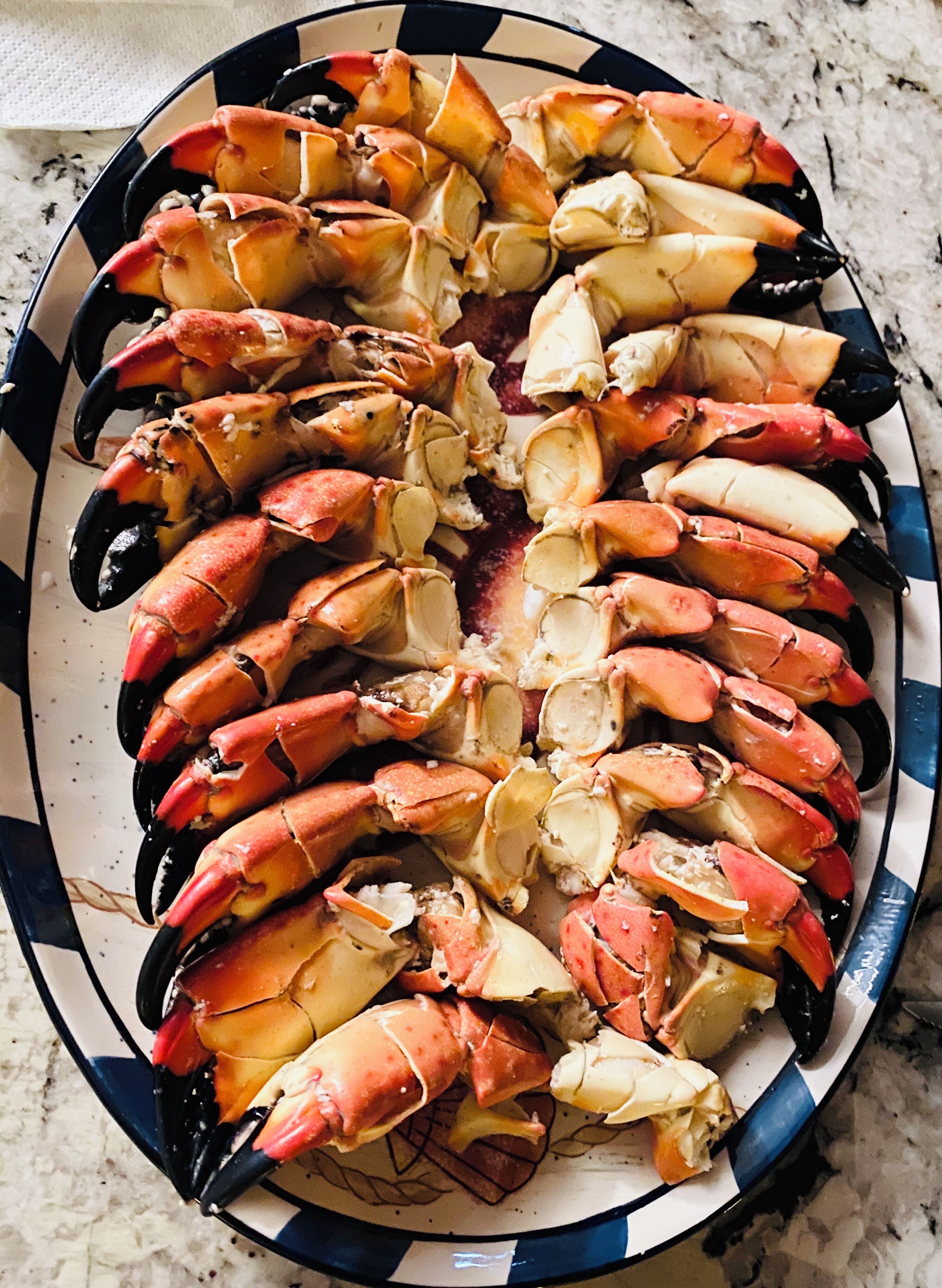 Aripeka Stone Crab season Oct-May
