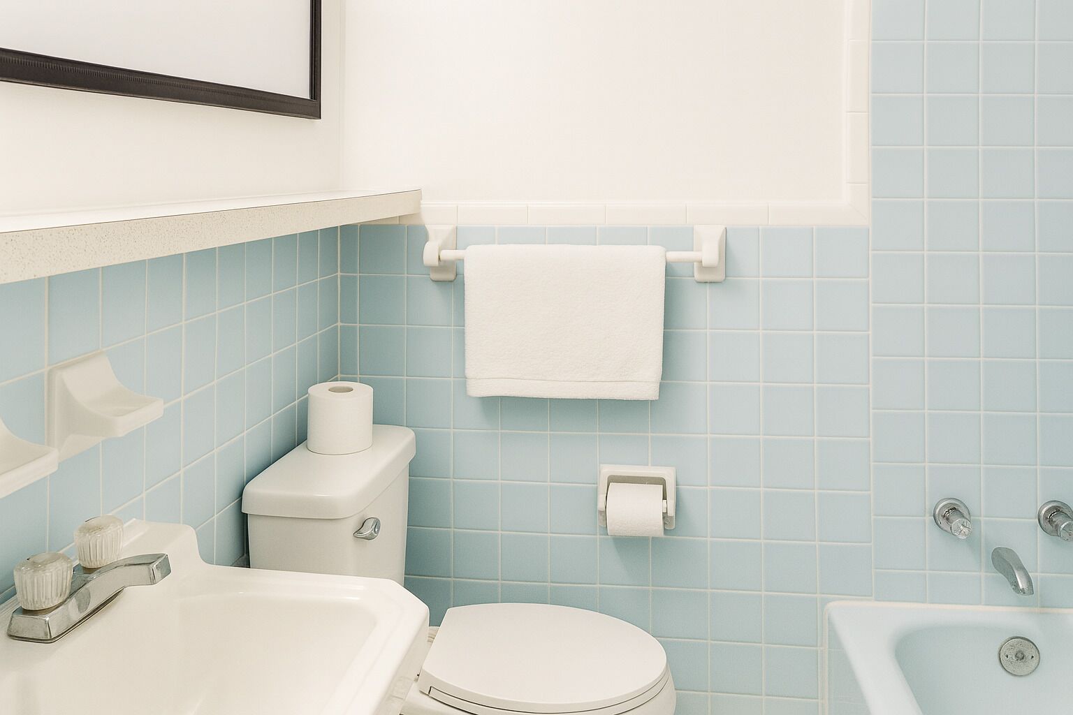 タオル、石鹸、トイレットペーパー