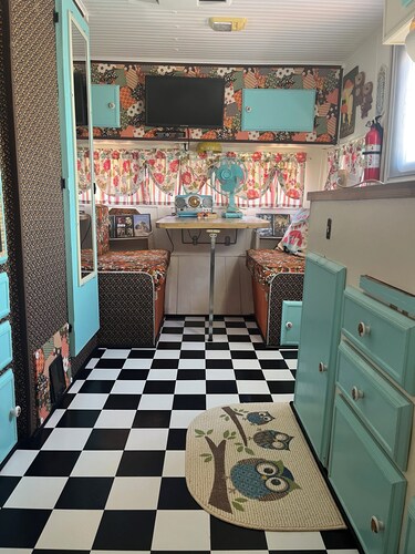 "Evelyn Mae" a charming 1974 vintage Coachman camper