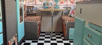 "Evelyn Mae" a charming 1974 vintage Coachman camper