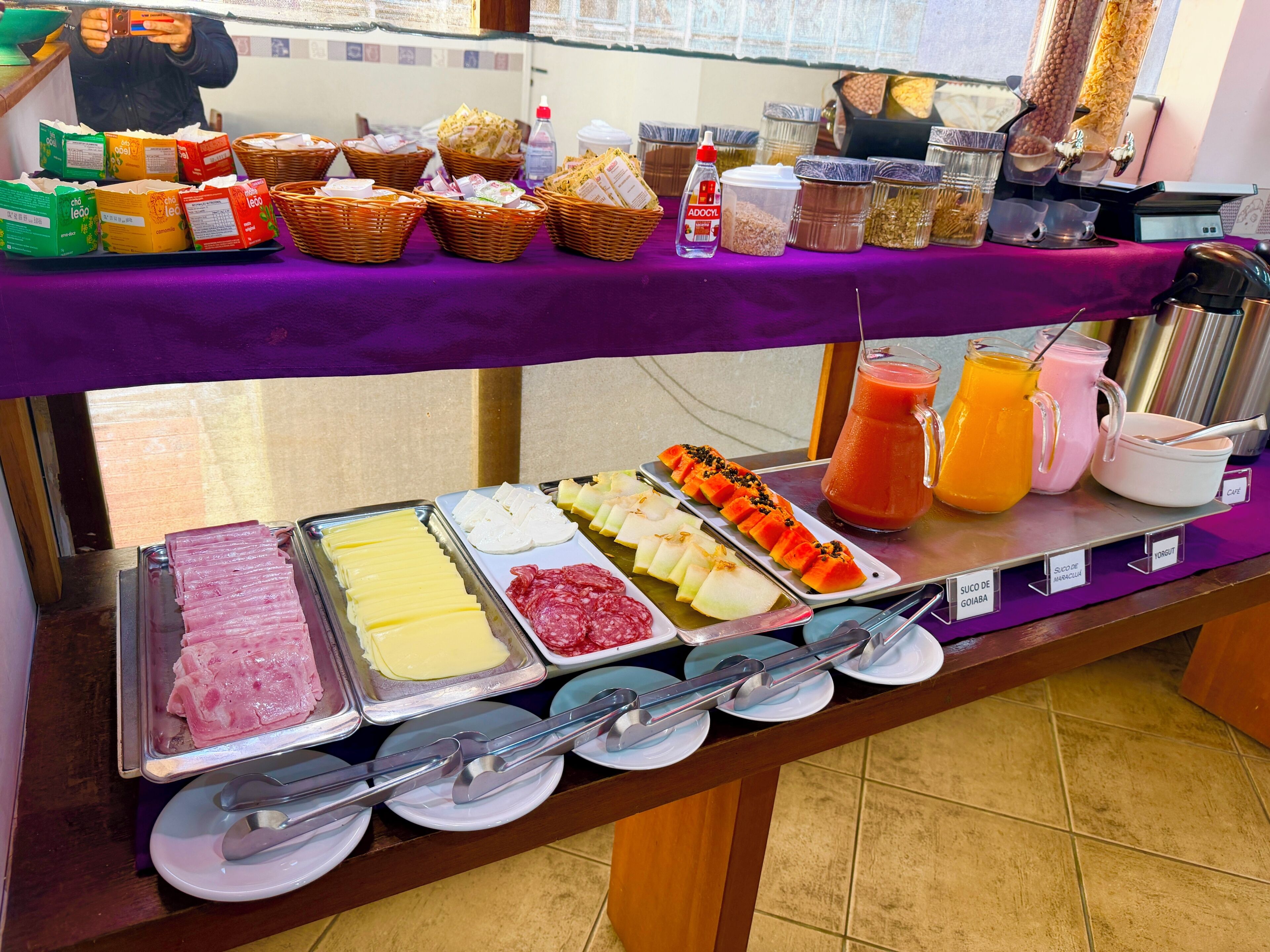 Desayuno estilo bufé