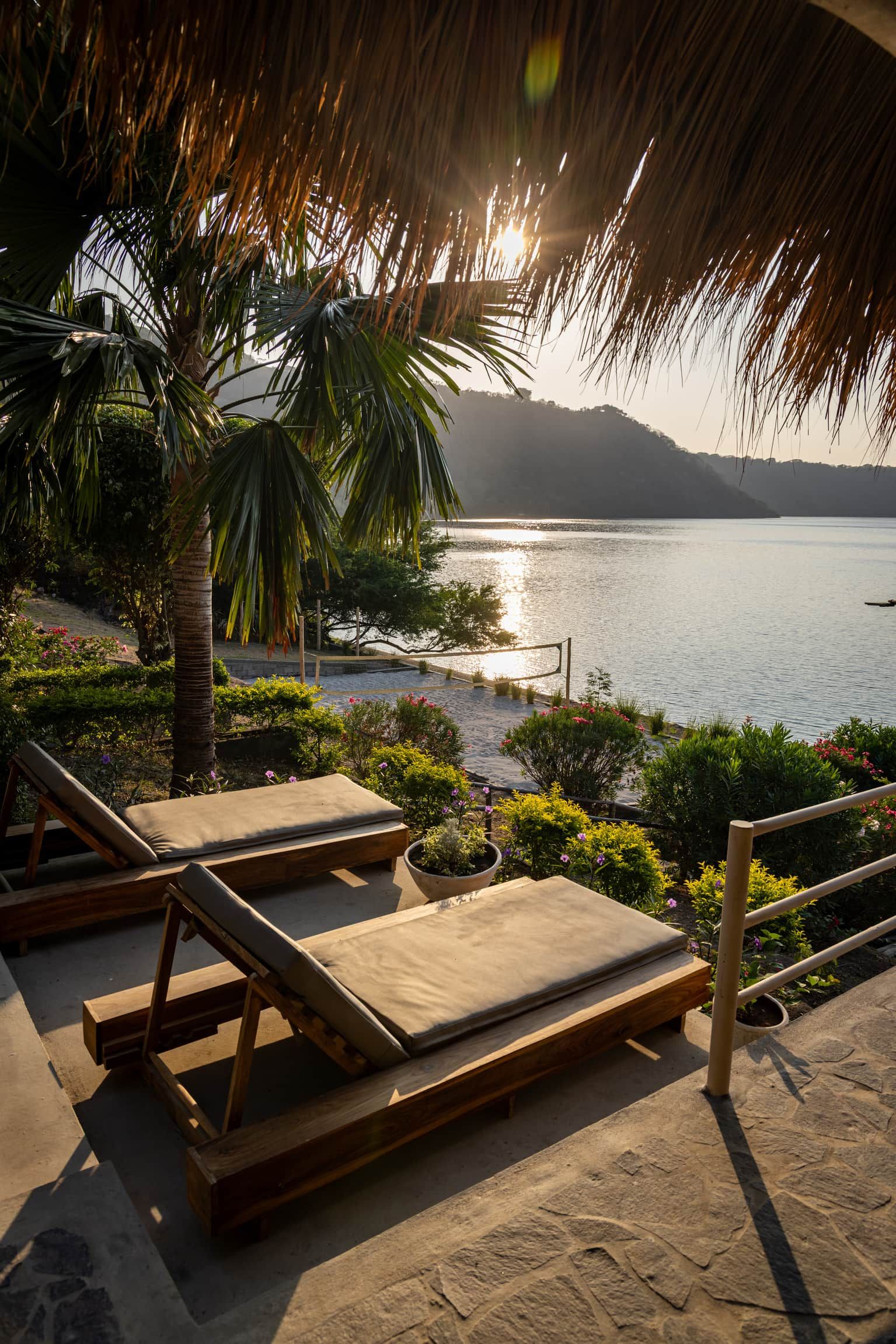 Poolside loungers for slow afternoons