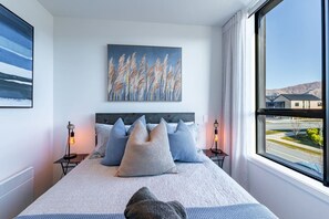 4 bedrooms, iron/ironing board, travel cot, WiFi