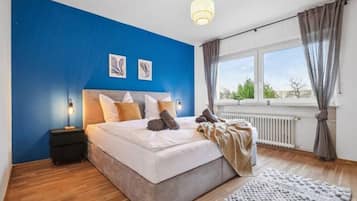 2 habitaciones, tabla de planchar con plancha, wifi y ropa de cama