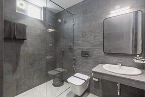 Standard Double Room, City View | Bathroom | Free toiletries, hair dryer, towels, soap - The Emerald (Thanjavur)