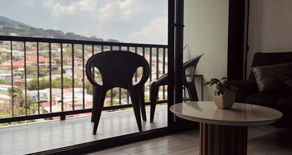 Modern Condo - Beautiful City & Volcano Views - 5 min to WTC & Top Places