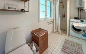 Shower, hair dryer