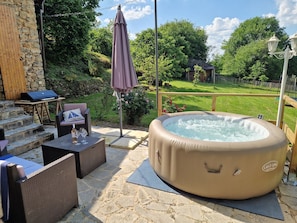 Terrace/patio - Country house 6 persons with jacuzzi in Périgord Noir (Audrix)