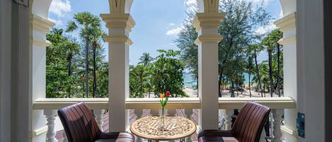 Deluxe Double Room, Balcony, Sea View | Terrace/patio