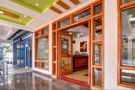 Front of property. Hotel Partha International