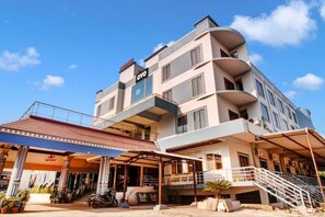 Voorkant van accommodatie