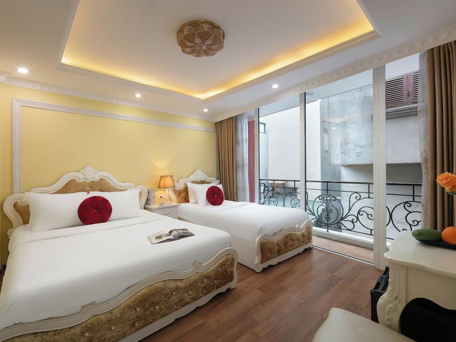 Quarto triplo luxo | Wi-Fi de cortesia, roupa de cama