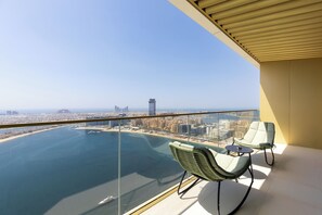 Deluxe Apartment, Sea View | Balcony view