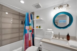 Sèche-cheveux, serviettes fournies