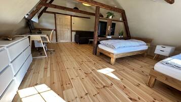 Ferienhaus | 2 Schlafzimmer, individuell eingerichtet, Bettwäsche