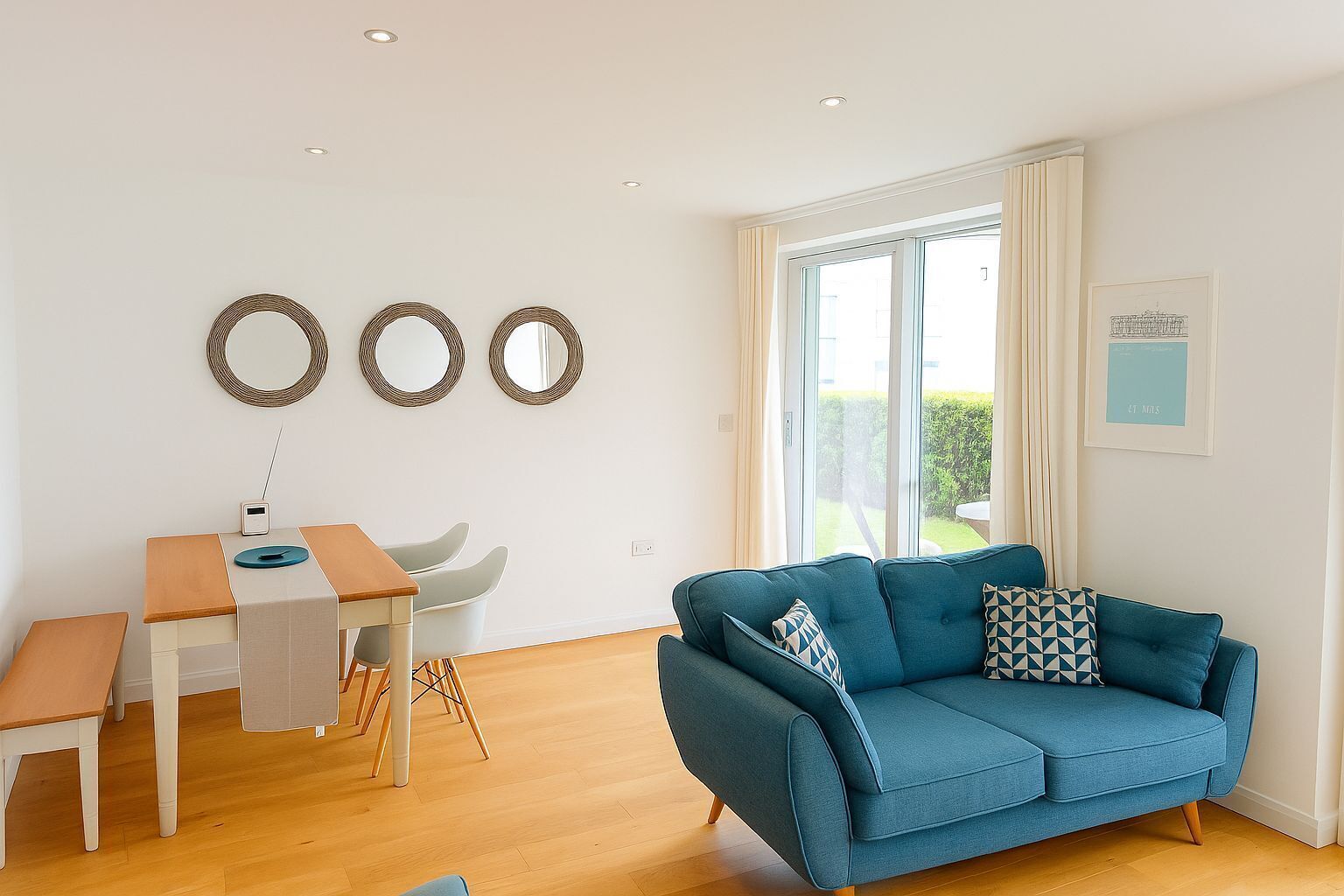 Smart-TV, DVD-spiller og stereoanlegg