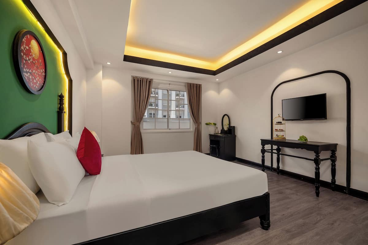 Chambre Double pour 1 personne, 1 chambre, vue ville