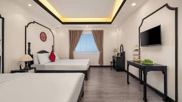 Basic Triple Room, City View | 1 bedroom, desk, laptop workspace, free WiFi