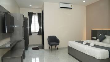 1 dormitorio, tabla de planchar con plancha, wifi gratis