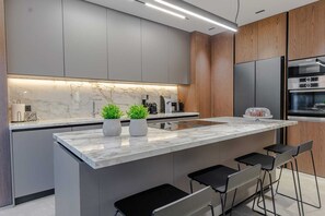 Fridge, microwave, oven, stovetop - Escape to Casadi Luxury Villa, a brand-new property in the area of Ialysos. (Ialisos)