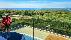 Pool - Wonderful private villa for 7 people with A/C, hot tub, WIFI, private pool, TV and terrace (Viskovići)
