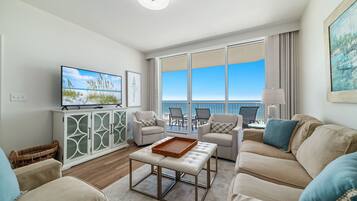 Smart TV, table football, ping pong