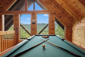 Games room - Breathtaking Views, Hot Tub Resort Pool, Pool Table + Free Tickets! Gas Grill (Pigeon Forge)