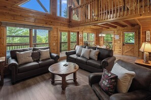 TV connectée, cheminée