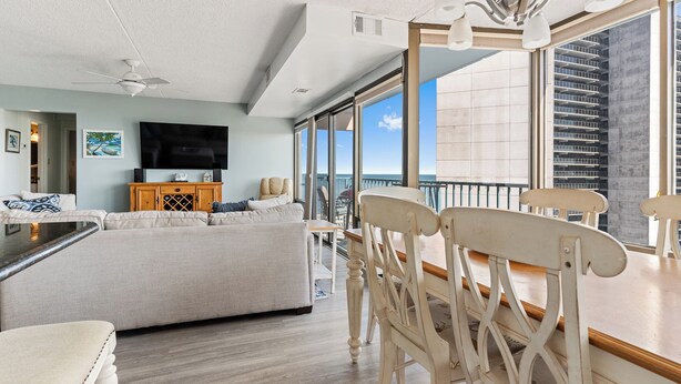 Living area - Ocean City Getaway | Capri 2BR w/ Ocean Views, Pool, Fitness Center (Ocean City)