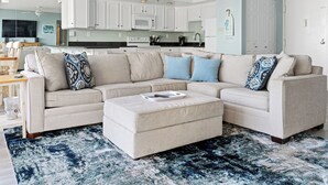 Living area - Ocean City Getaway | Capri 2BR w/ Ocean Views, Pool, Fitness Center (Ocean City)