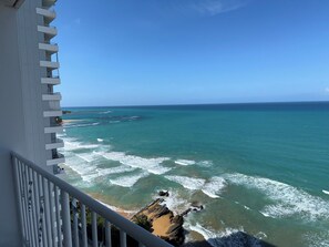 Property grounds - Breezy Oceanfront Condo Luquillo Beach Xscapes Relax In Warm Sand (Luquillo)