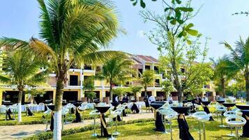 Zona para bodas al aire libre