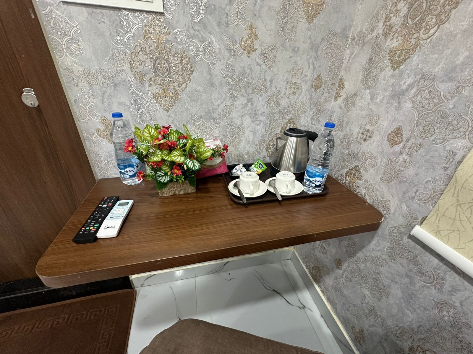 In-room safe, desk, laptop workspace, iron/ironing board