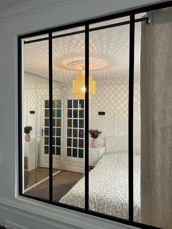 1 chambre, fer et planche à repasser, Wi-Fi, draps fournis