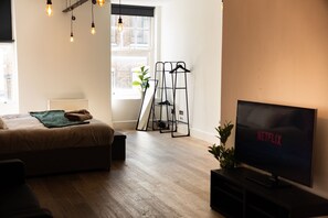 1 bedroom, iron/ironing board, Internet, bed sheets