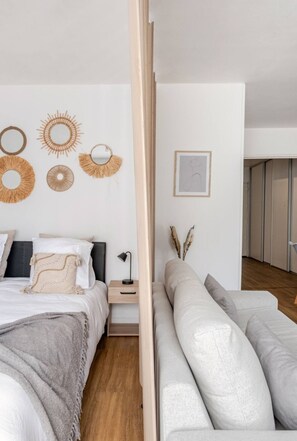 1 habitación, wifi y ropa de cama