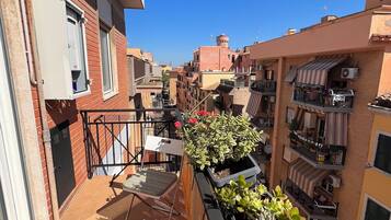 Superior-Doppelzimmer, Balkon, Stadtblick | Balkon