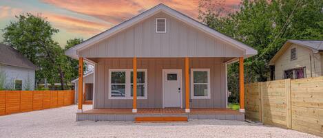 Voorkant van accommodatie