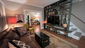 Smart TV, books, music library