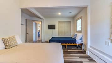 4 多间卧室、熨斗/熨衣板、免费 WiFi、床单