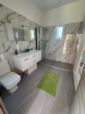 Hair dryer, toilet paper