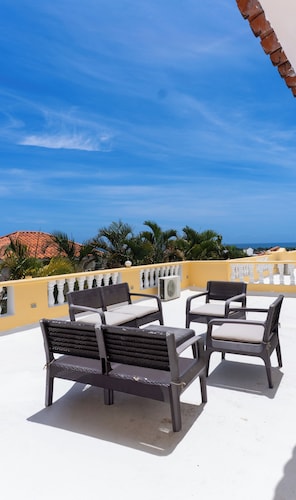 4-bedroom luxury villa in tranquil Puerto Plata with WiFi, AC stunning rooftop