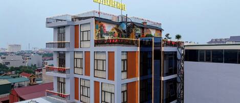 Façade de l’hébergement