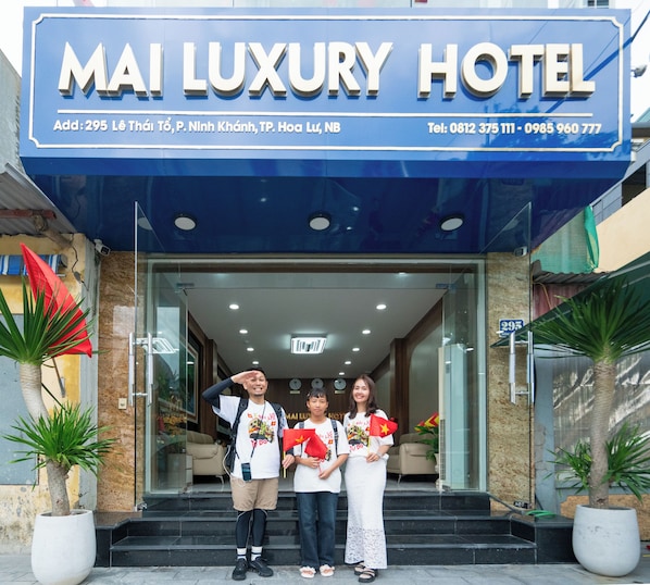 Façade de l’hébergement