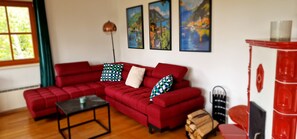 TV connectée, cheminée